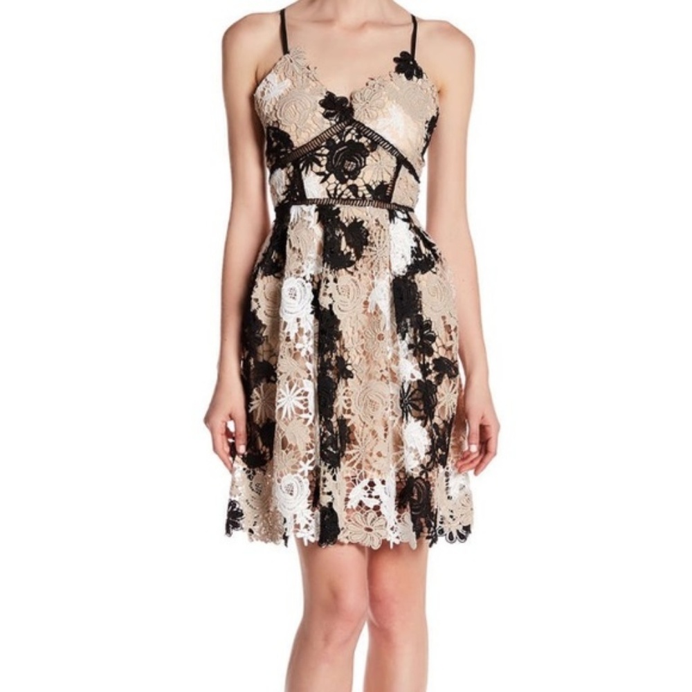 Romeo + Juliet couture lace empire dress